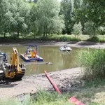 Намыв песка на участок