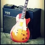 Гитара - Еpiphone les paul и комбик VOX valvetronix 50ВТ