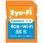 Карта памяти c Wi-Fi Eye-Fi Connect X2 4 GB Class 6 SDHC