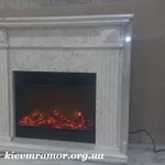 Мраморные порталы для электрокаминов. Камины из мрамора цены.