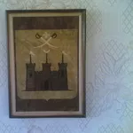 РУЧНАЯ РАБОТА!!!Герб города Хотин 1826 года.Сделан мной из шпона.