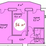 Двухкомнатная квартира в новострое г. Ирпень. Отличный вариант!