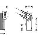 Радиатор печки Renault 19 (Рено 19)