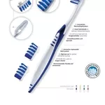 Зубная щетка fuchs Dentosan medium  со сменными головками,  Германия