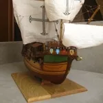 Парусник ручной работы Caracca Atlantica, масштаб 1:54