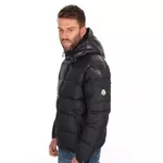 Черный мужской пуховик Moncler Chevalier