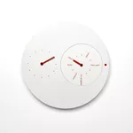 Часы настенные Progetti Jetlag Wall Clock,  Red