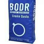 Кофе в зернах Bodr Crema Gusto 1 кг. Оптом