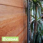 Фиброцементный сайдинг Cedar Premium,  махогон