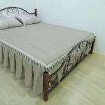 металлическая кровать Джоконда деревянные ножки 