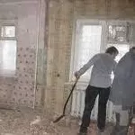 Демонтаж стен,  пола,  штукатурки,  плитки,  Вывоз стройму
