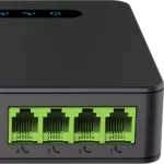 Grandstream HT818,  телефонний адаптер,  8xFXS,  1xLAN,  1xWAN,  (1GbE)EthernetWAN VPN маршрутизатор
