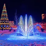 Новорічна ілюмінація,  прикрасити гірляндами!