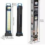 Багатофункціональний перезарядний робочий ліхтар із сонячною панеллю