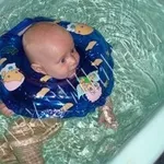 Круг на шею Baby Swimmer для купания детей от0 до24 мес.