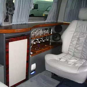 Обшивка авто салонов, переоборудование микроавтобусов