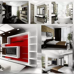 Дизайн интерьера квартир ,  домов Киев