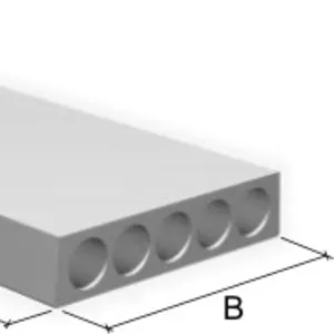 Плиты перекрытия пустотелые