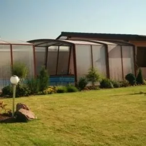 Стационарные павильоны и навесы для бассейнов