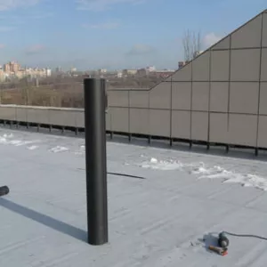 Гидроизоляция кровли рулонными материалами пвх,  тпо мембраны