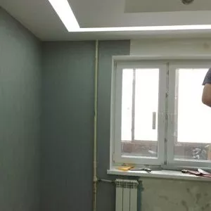 покраска всеми видами краски,  монтаж багетов