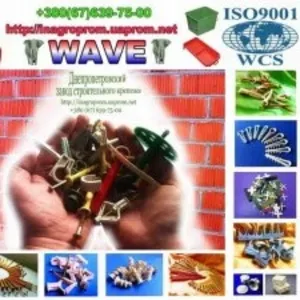 Крепёж,  дюбели,  шурупы,  хозтовары от WAVE: iso 9001 ,  укрсепро,  белста