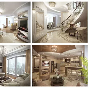 Дизайн интерьера квартир Киев,  дизайн проекты квартир,  домов