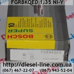 0242229648 Свеча зажигания BOSCH FGR8KQE0 1.35 NI-Y