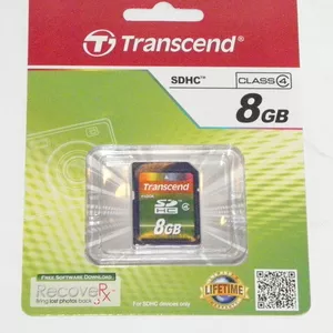 Карта памяти SDHC Transcend на 8 GB
