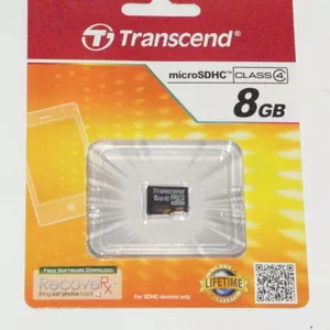 Карта памяти mikroSD Transend на 8 GB