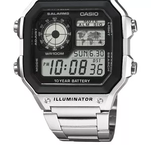 Купить часы наручные мужские Casio ae-1200 whd-1avef