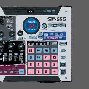 roland sp 555 в отличном состоянии на гарантии