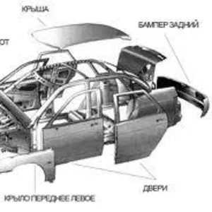  Запчасти кузова к иномаркам