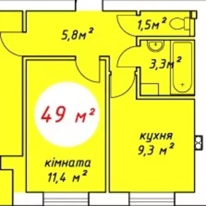 Уютная и удобно расположенная квартира в ЖК 