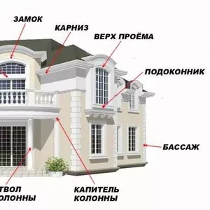 Архитектурный декор из пенополистирола