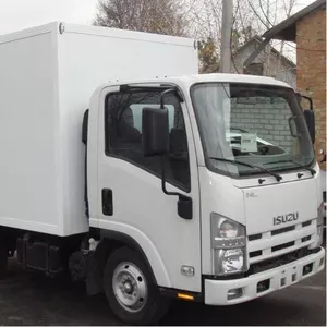 ISUZU NLR 85 А с промтоварным фургоном