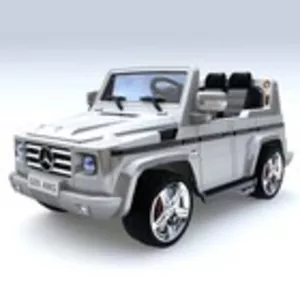 Электромобиль детский двухместный Джип Mercedes-Benz G55 AMG(Кубик).