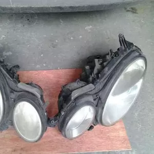 Передние фары Mercedes e 320 (w211) бу,  оригинал