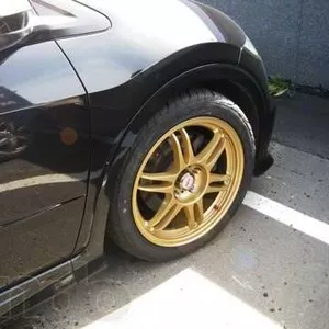 ОБМЕН Комплект дисков Kosei Gold K1 Gold R17 5x114.3 8jj et45   РЕЗИНА