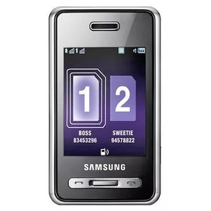 Samsung D980 Dual Sim Black