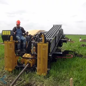 ГНБ,  горизонтальное бурение,  прокол под дорогой