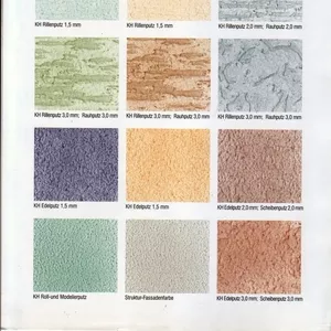 Силиконовые декоративные штукатурки Tex-Color