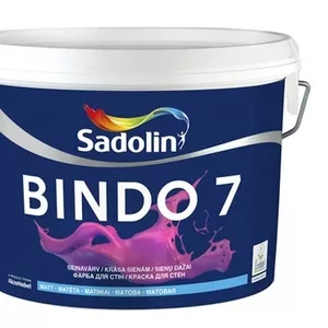 Краска для стен и потолков Sadolin Bindo 7