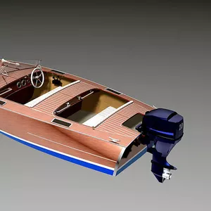 Проект фанерной моторной лодки для любительской постройки