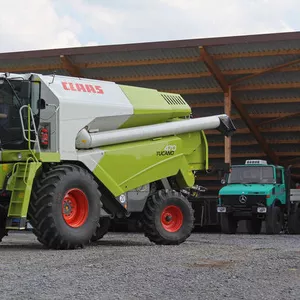 Комбайн CLAAS Tukano 470 + зерновая 7, 5,  люфтера