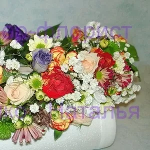 Свадебный венок из цветов