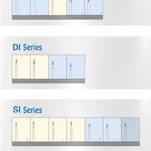 Боры стоматологические с алмазными головками