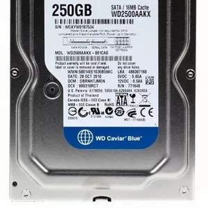 Продам  HDD SATA 250GB от  ноутбука MSI EX400