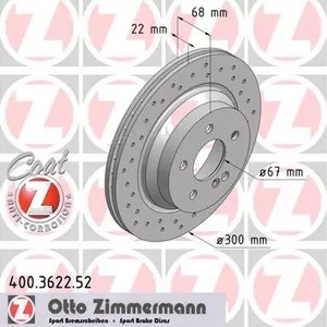 Mercedes CLS E-CLASS GLK-CLASS тормоза ZIMMERMANN TRW