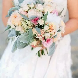 Свадьба с живыми цветами